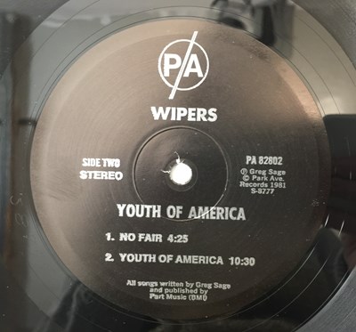 Lot 108 - WIPERS - ORIGINAL US LP/7" RARITY BUNDLE