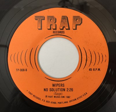 Lot 108 - WIPERS - ORIGINAL US LP/7" RARITY BUNDLE