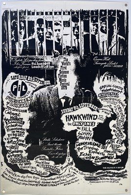 Lot 101 - JOY DIVISION/PIL AND MORE - FUTURAMA 1979 ORIGINAL FESTIVAL POSTER.