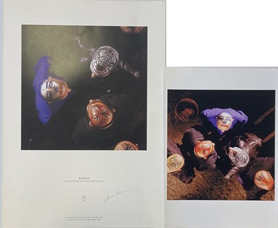 Lot 501 - STORM THORGERSON SIGNED PRINT AND ALTERNATIVE PHOTO PRINT.