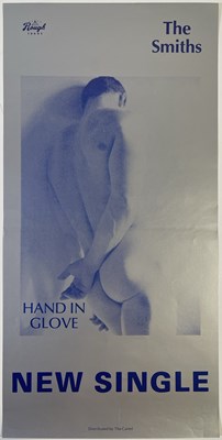 Lot 84 - THE SMITHS - ORIGINAL HAND IN GLOVE PROMOTIONAL POSTER.