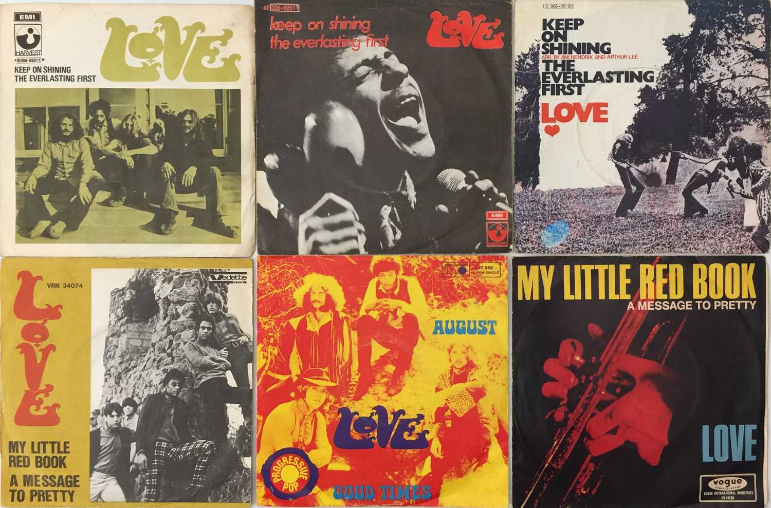 Lot 110 - LOVE - EUROPEAN/SCANDI 7" PICTURE SLEEVE COLLECTION
