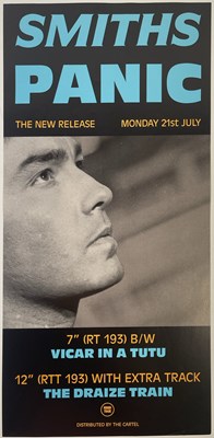 Lot 98 - THE SMITHS - ORIGINAL ROUGH TRADE PROMO POSTER FOR 'PANIC'.