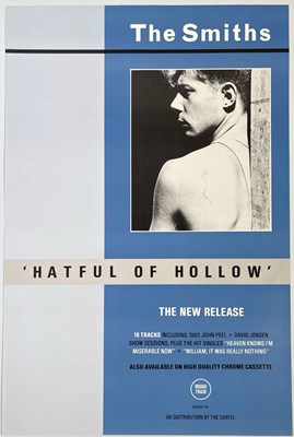 Lot 90 - THE SMITHS - ORIGINAL ROUGH TRADE PROMO POSTER FOR 'HATFUL OF HOLLOW'.