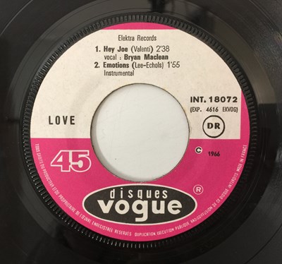 Lot 113 - LOVE - MY LITTLE RED BOOK EP (ORIGINAL FRENCH COPY - DISQUES VOGUE INT 18072)