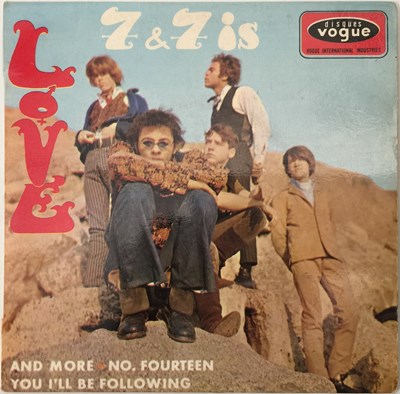 Lot 114 - LOVE - 7 AND 7 IS EP (ORIGINAL FRENCH COPY - DISQUES VOGUE - INT 18095)