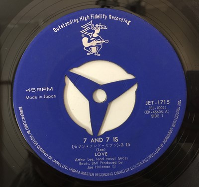 Lot 116 - LOVE - 7 AND 7 IS C/W MY LITTLE RED BOOK 7" (ORIGINAL JAPANESE COPY - ELEKTRA JET-1715)