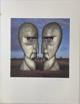 Lot 537 - PINK FLOYD / STORM THORGERSON DIVISION BELL SIGNED PRINT.
