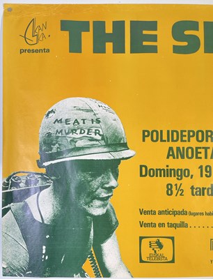 Lot 81 - THE SMITHS - 1985 POLIDEPORTIVO ANOETA CONCERT POSTER.