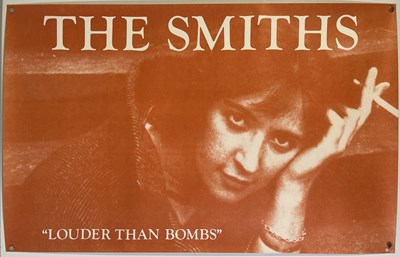 Lot 110 - THE SMITHS - ORIGINAL LOUDER THAN BOMBS US PROMO POSTER.