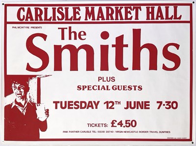 Lot 71 - THE SMITHS - ORIGINAL 1984 CARLISLE CONCERT POSTER.