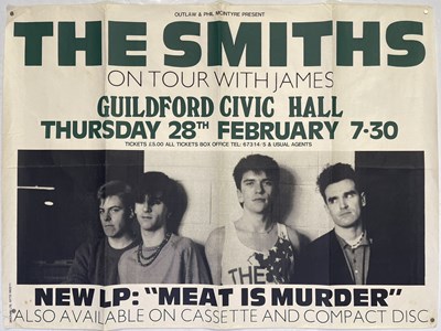 Lot 73 - THE SMITHS - 1985 GUILDFORD CONCERT POSTER.