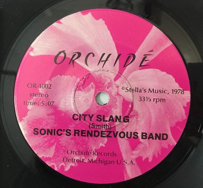 Lot 123 - SONIC'S RENDEZVOUS BAND - CITY SLANG 7" (ORIGINAL PRESSING - OR-1002 - BLACK SLEEVE VARIANT)