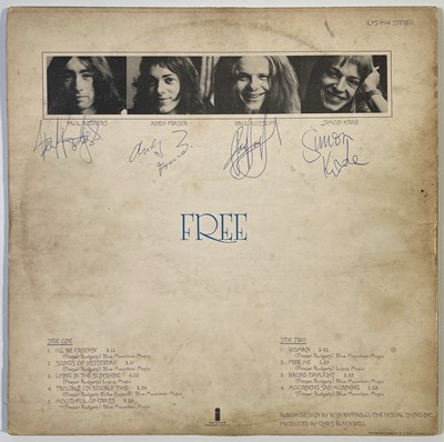 Lot 274 - FREE BY FREE LP - FULLY SIGNED