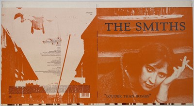 Lot 119 - THE SMITHS- LOUDER THAN BOMBS - 1987 REJECTED PROOF SLEEVE.