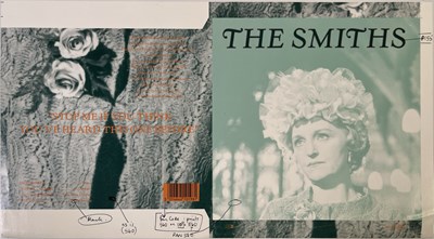 Lot 132 - THE SMITHS - STOP ME IF YOU THINK YOU'VE HEARD THIS ONE BEFORE - 1987 REJECTED 7" PROOF SLEEVE.