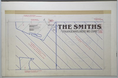 Lot 112 - THE SMITHS - STRANGEWAYS HERE WE COME - ARTWORK LAYOUTS.