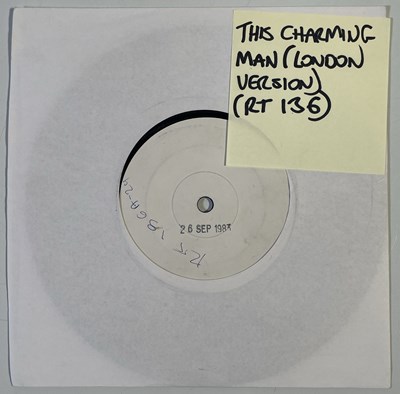 Lot 17 - THE SMITHS - THIS CHARMING MAN - 1983 WITHDRAWN AND UNRELEASED 'LONDON VERSION' 7" TEST PRESSING (RT 136)