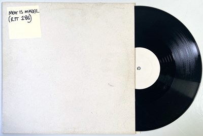 Lot 22 - THE SMITHS - MEAT IS MURDER (LIVE) - 1985 WITHDRAWN AND UNRELEASED 12" TEST PRESSING (RTT 186)