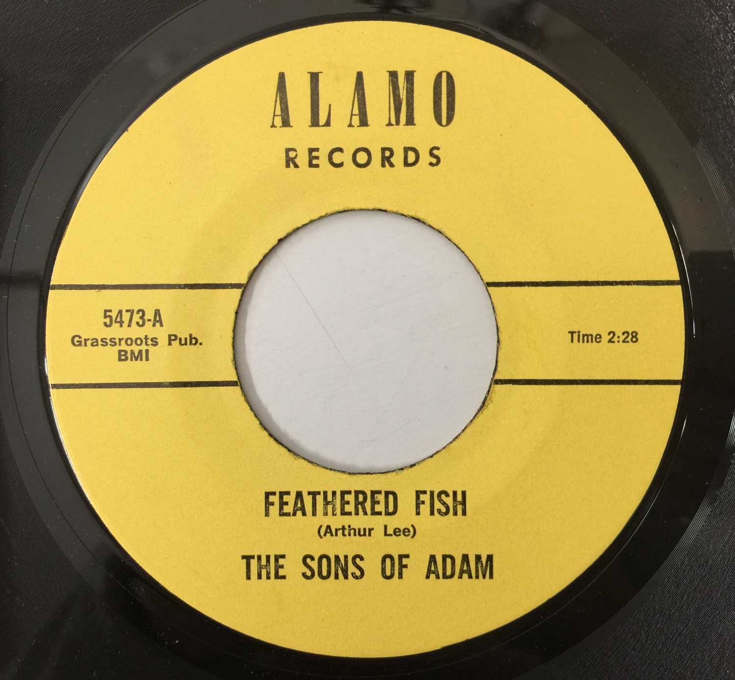 Lot 130 - THE SONS OF ADAM - FEATHERED FISH C/W BABY SHOW THE WORLD 7" (ALAMO RECORDS 5473)