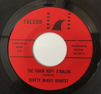 Lot 131 - SCOTTY McKAY QUINTET - THE TRAIN KEPT A'ROLLIN C/W THE THEME FROM THE BLACK CAT 7" (FALCON FIC-101)