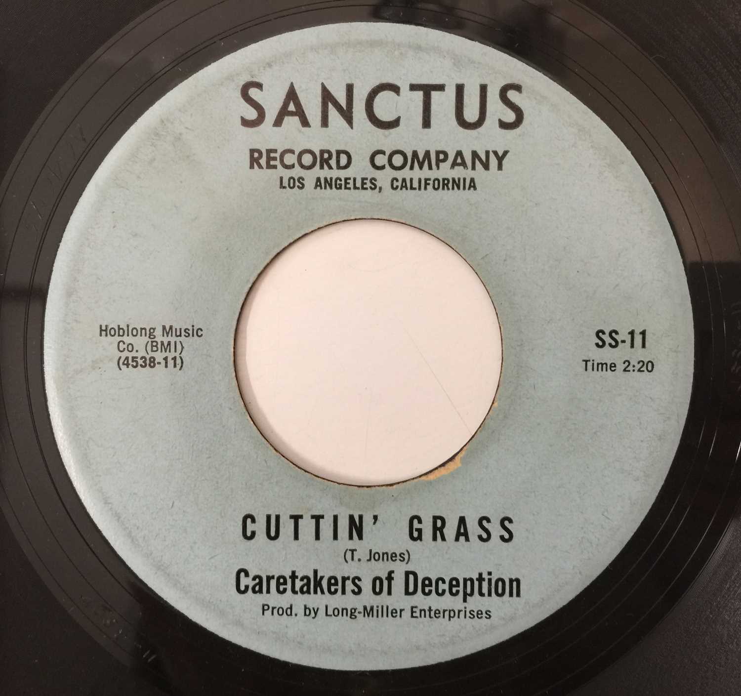 Lot 133 - CARETAKERS OF DECEPTION - CUTTIN' GRASS C/W X + Y = 13 7" (SANCTUS - SS-12)