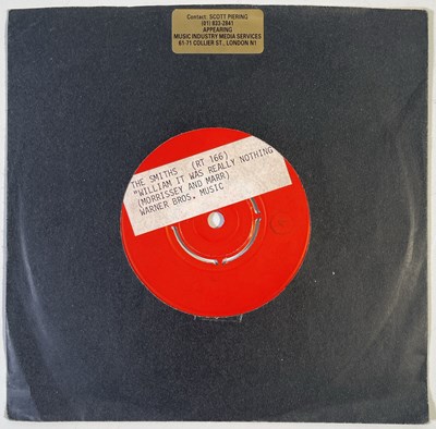 Lot 39 - THE SMITHS - WILLIAM IT WAS REALLY NOTHING 7" (ORIGINAL UK WHITE LABEL TEST PRESSING - RT 166)