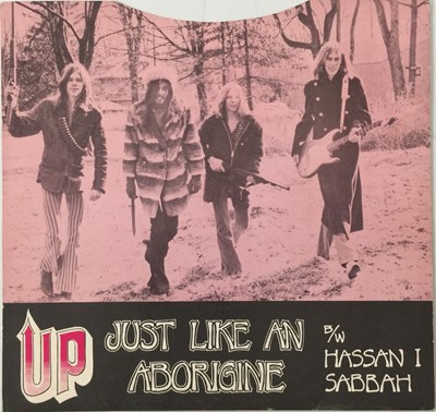 Lot 136 - UP - JUST LIKE AN ABORIGINE C/W HASSAN I SABBAH 7" (SUNDANCE RECORDS 22190)
