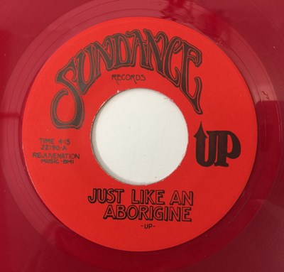 Lot 136 - UP - JUST LIKE AN ABORIGINE C/W HASSAN I SABBAH 7" (SUNDANCE RECORDS 22190)