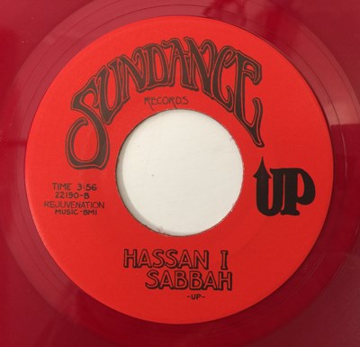 Lot 136 - UP - JUST LIKE AN ABORIGINE C/W HASSAN I SABBAH 7" (SUNDANCE RECORDS 22190)