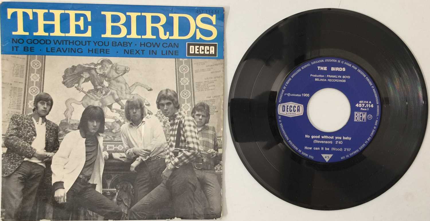 Lot 143 - THE BIRDS - NO GOOD WITHOUT YOU BABY EP (DECCA 457.114 - 6-66 PRINTING DATE)