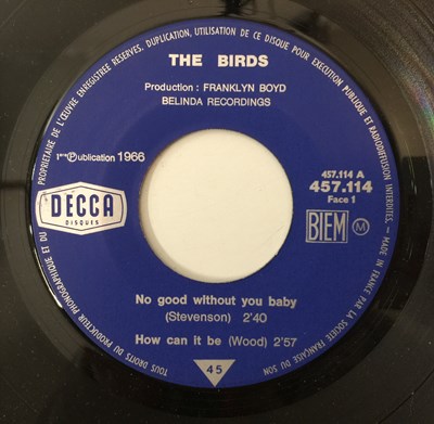 Lot 143 - THE BIRDS - NO GOOD WITHOUT YOU BABY EP (DECCA 457.114 - 6-66 PRINTING DATE)