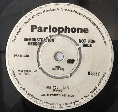Lot 144 - ALLEN POUND'S GET RICH - SEARCHIN' IN THE WILDERNESS 7" (PROMO - R 5532)