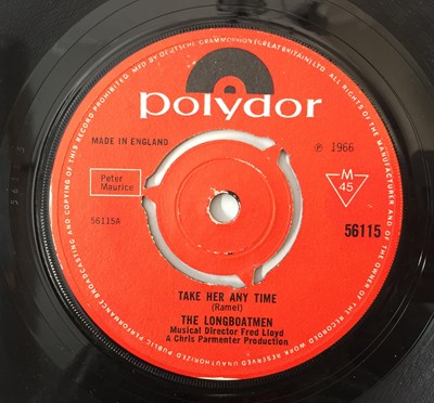Lot 145 - THE LONGBOATMEN - TAKE HER ANY TIME C/W ONLY IN HER HOME TOWN 7" (POLYDOR 56115)
