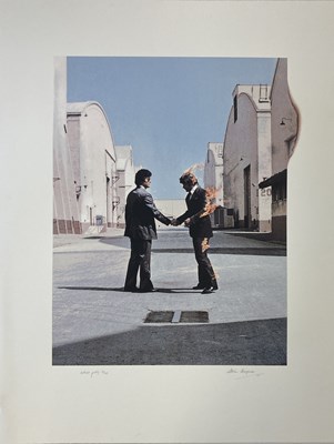 Lot 543 - PINK FLOYD / STORM THORGERSON WISH YOU WERE HERE SIGNED FINE ART PRINT