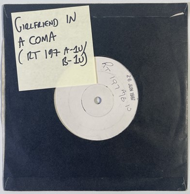 Lot 55 - THE SMITHS - GIRLFRIEND IN A COMA 7" (ORIGINAL UK WHITE LABEL TEST PRESSING - RT 197)