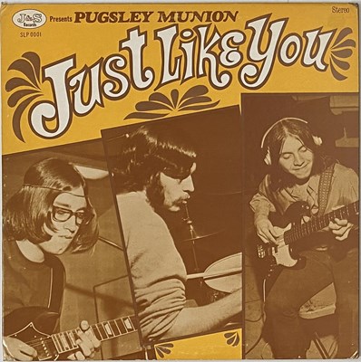 Lot 194 - PUGSLEY MUNION - JUST LIKE YOU LP (US STREO ORIGINAL - J&S RECORDS - LP-0001)