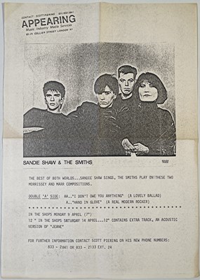 Lot 61 - SANDIE SHAW - HAND IN GLOVE 7" (ORIGINAL UK WHITE LABEL TEST PRESSING - SIGNED - RT 130)