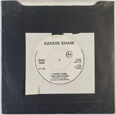 Lot 61 - SANDIE SHAW - HAND IN GLOVE 7" (ORIGINAL UK WHITE LABEL TEST PRESSING - SIGNED - RT 130)