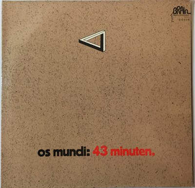Lot 7 - OS MUNDI - 43 MINUTEN LP (ORIGINAL GERMAN PRESSING - BRAIN/METRONOME BRAIN 1015)