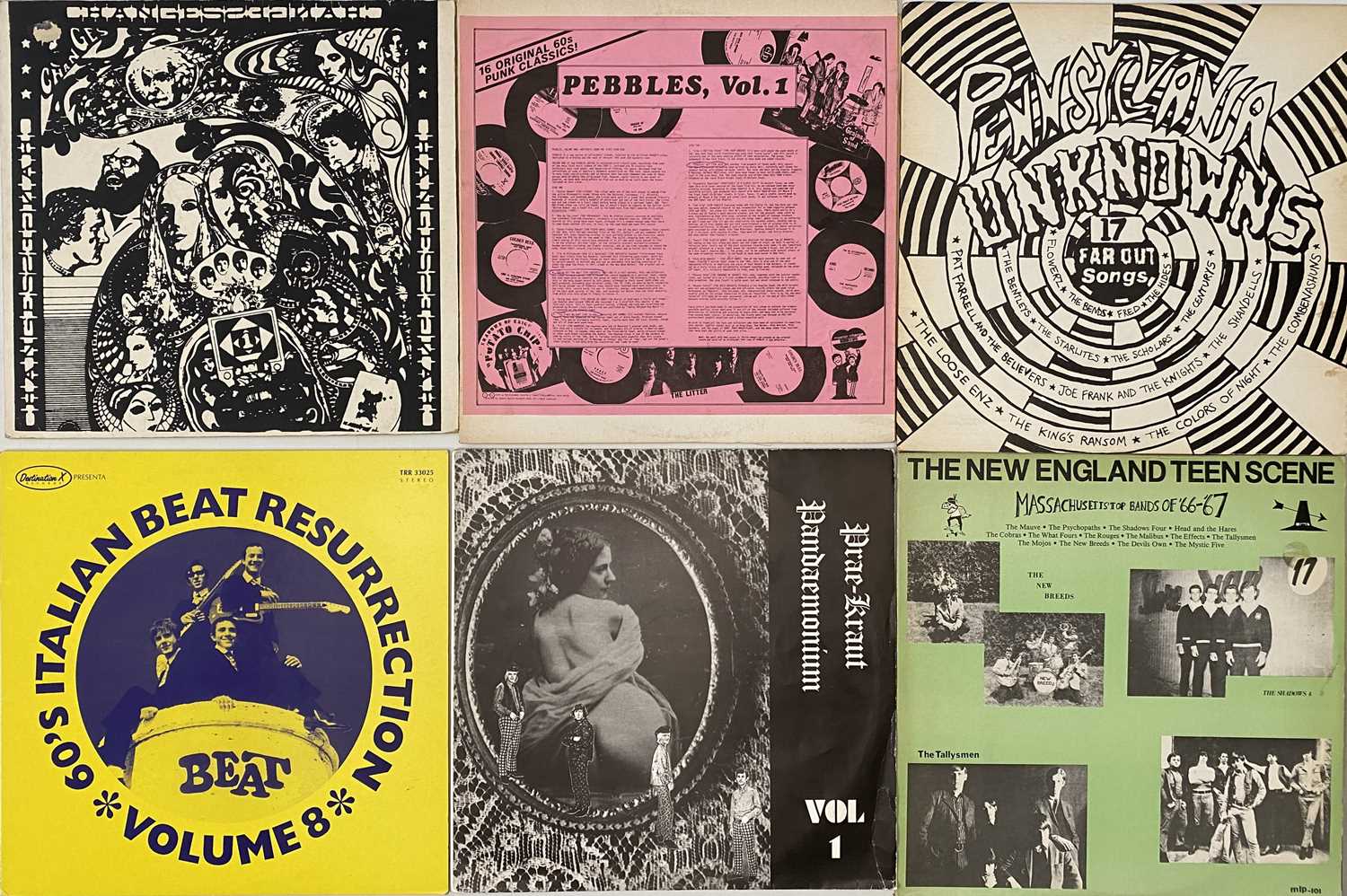 Lot 202 - PSYCH/ GARAGE - LP COMPILATIONS