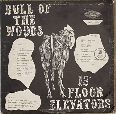 Lot 266 - 13th FLOOR ELEVATORS - BULL OF THE WOODS LP (ORIGINAL 1969 US PROMO - 1A LP-9)