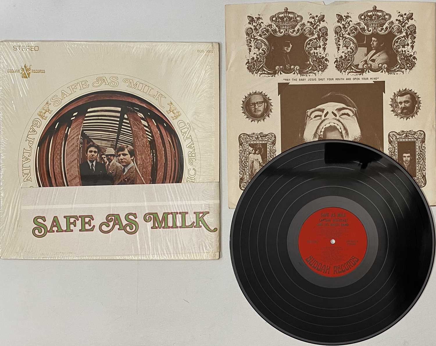 Lot 269 - CAPTAIN BEEFHEART AND HIS MAGIC BAND - SAFE AS MILK LP (BDS 5001 - US ORIGINAL - INC BUMPER STICKER)