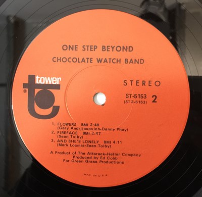 Lot 215 - THE CHOCOLATE WATCH BAND - ONE STEP BEYOND LP (US STEREO ORIGINAL - TOWER - ST-5153)