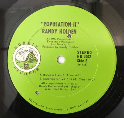 Lot 231 - RANDY HOLDEN - POPULATION II LP (US STEREO ORIGINAL - HOBBIT RECORDS - HB 5002)