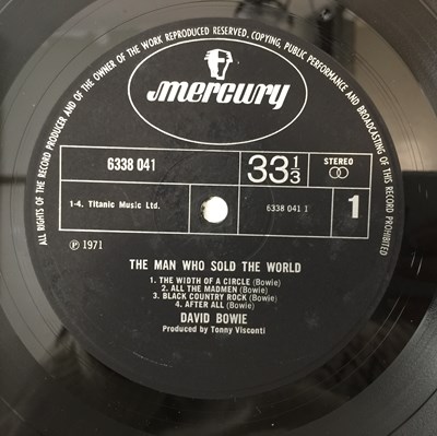 Lot 276 - DAVID BOWIE - THE MAN WHO SOLD THE WORLD LP (ORIGINAL UK DRESS SLEEVE COPY 'TONNY' - MERCURY 6338 041)