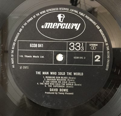 Lot 276 - DAVID BOWIE - THE MAN WHO SOLD THE WORLD LP (ORIGINAL UK DRESS SLEEVE COPY 'TONNY' - MERCURY 6338 041)