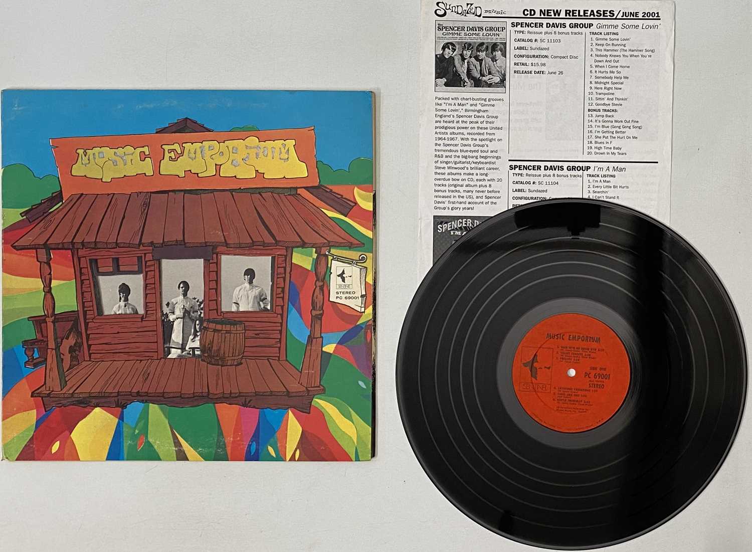 Lot 242 - MUSIC EMPORIUM - S/T LP (US STEREO ORIGINAL - SENTINEL - PC 69001)