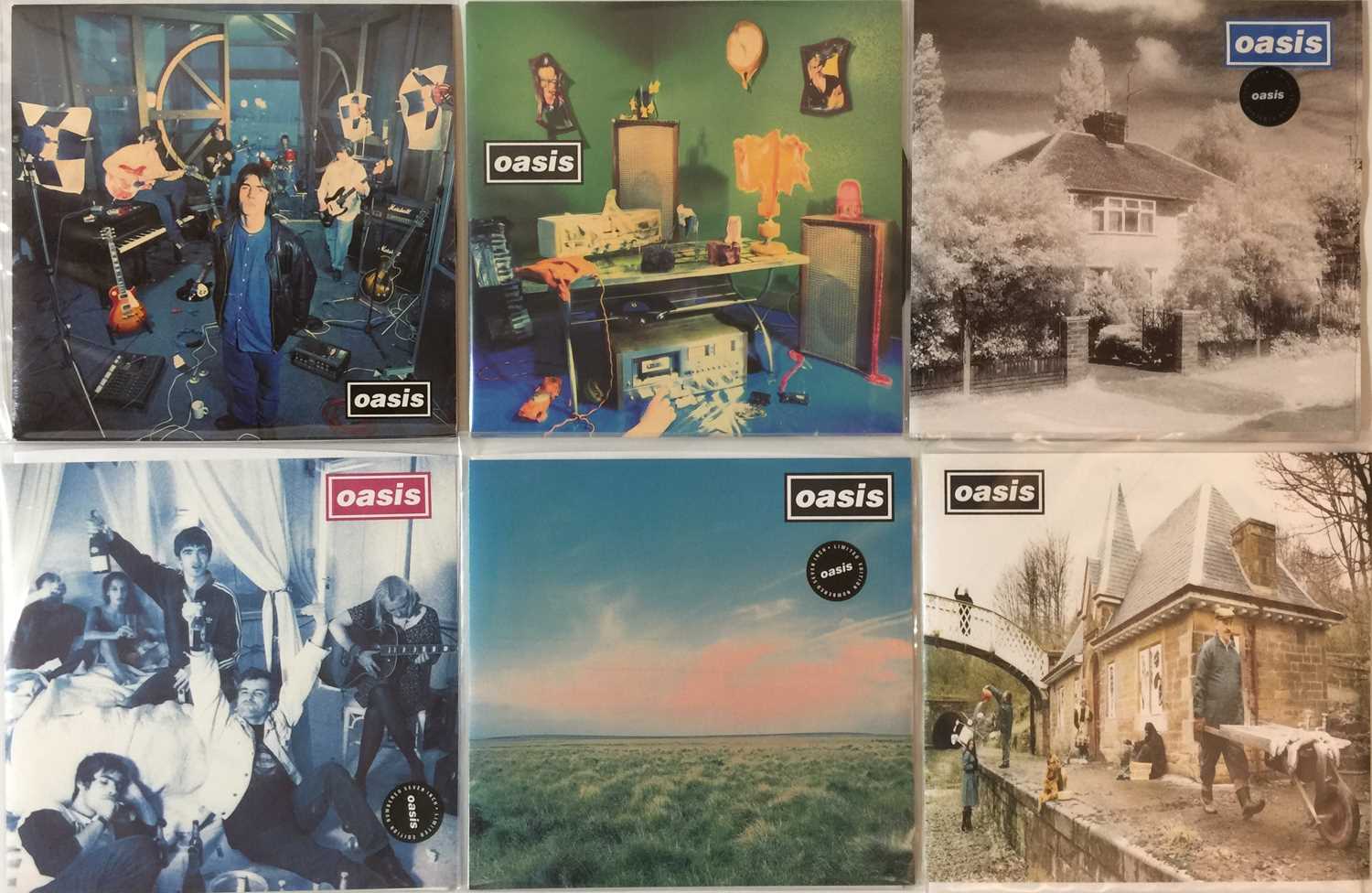 Lot 24 - OASIS - CREATION 7'' ARCHIVE (SUPERSONIC TO ALL AROUND THE WORLD)