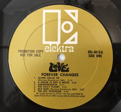 Lot 282 - LOVE - FOREVER CHANGES LP (EKL-4013 - 1967 ORIGINAL PROMO COPY)